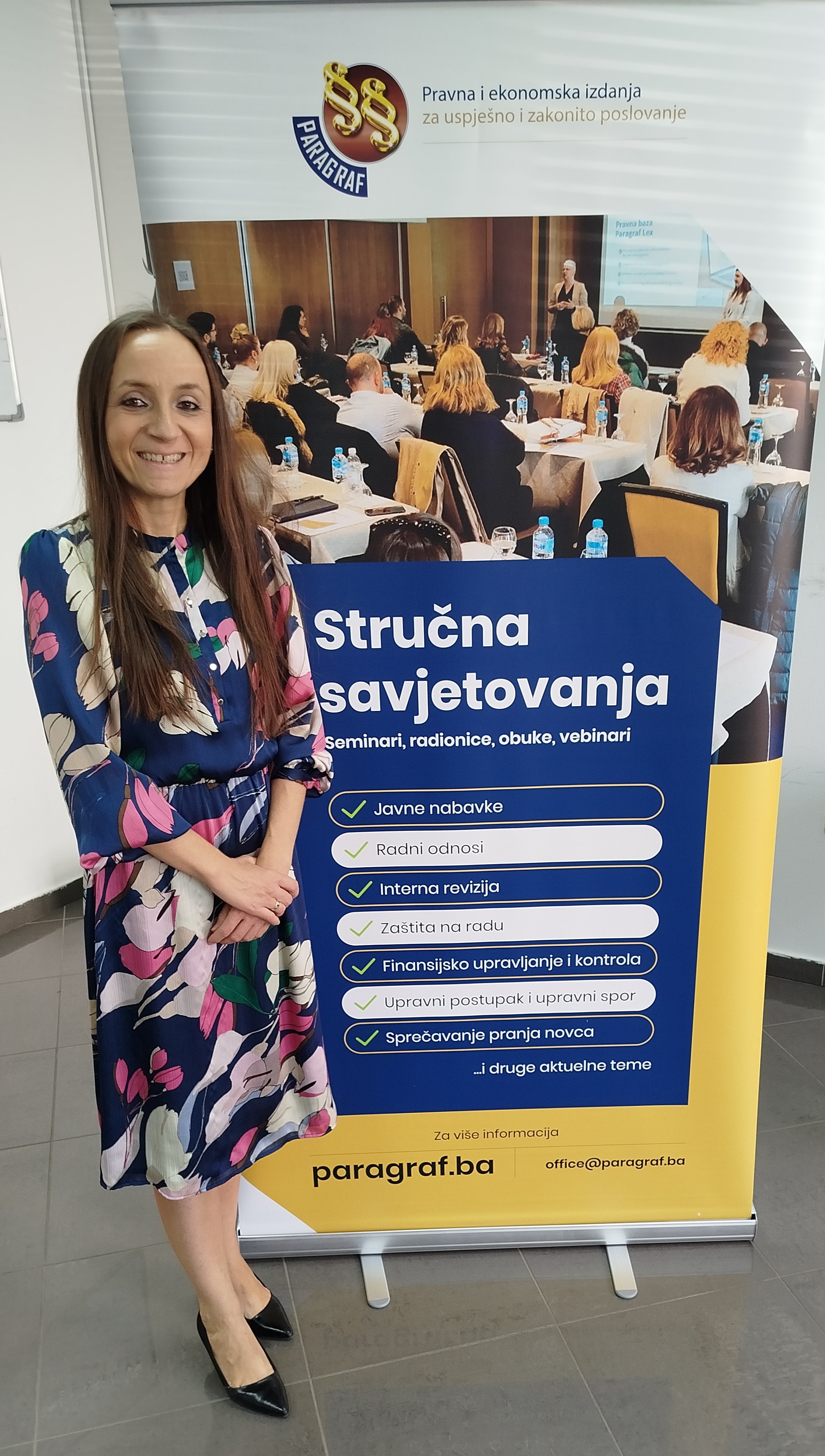 Predavačica dr Vedrana Vuković Perduv, stručni savjetnik za strateško planiranje, Ministarstva za naučnotehnološki razvoj i visoko obrazovanje Republike Srpske
